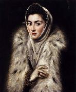 GRECO, El, A Lady in a Fur Wrap